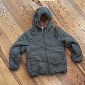 Patagonia kids reversible Ready Freddy hoody coat
